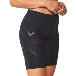 2XU Core Compression Kurze Damen Tights Schwarz