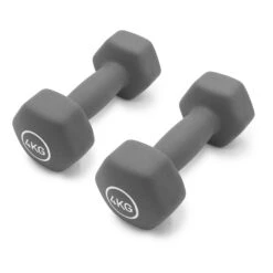 Leffort 4 Kg Neopren-Hanteln Grau (Paar)