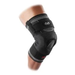 Knieschoner McDavid Elite Engineered Elastic Mit Doppeltem Riemen Schwarz